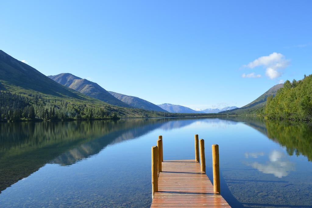 Summit Lake Lodge Kamer foto