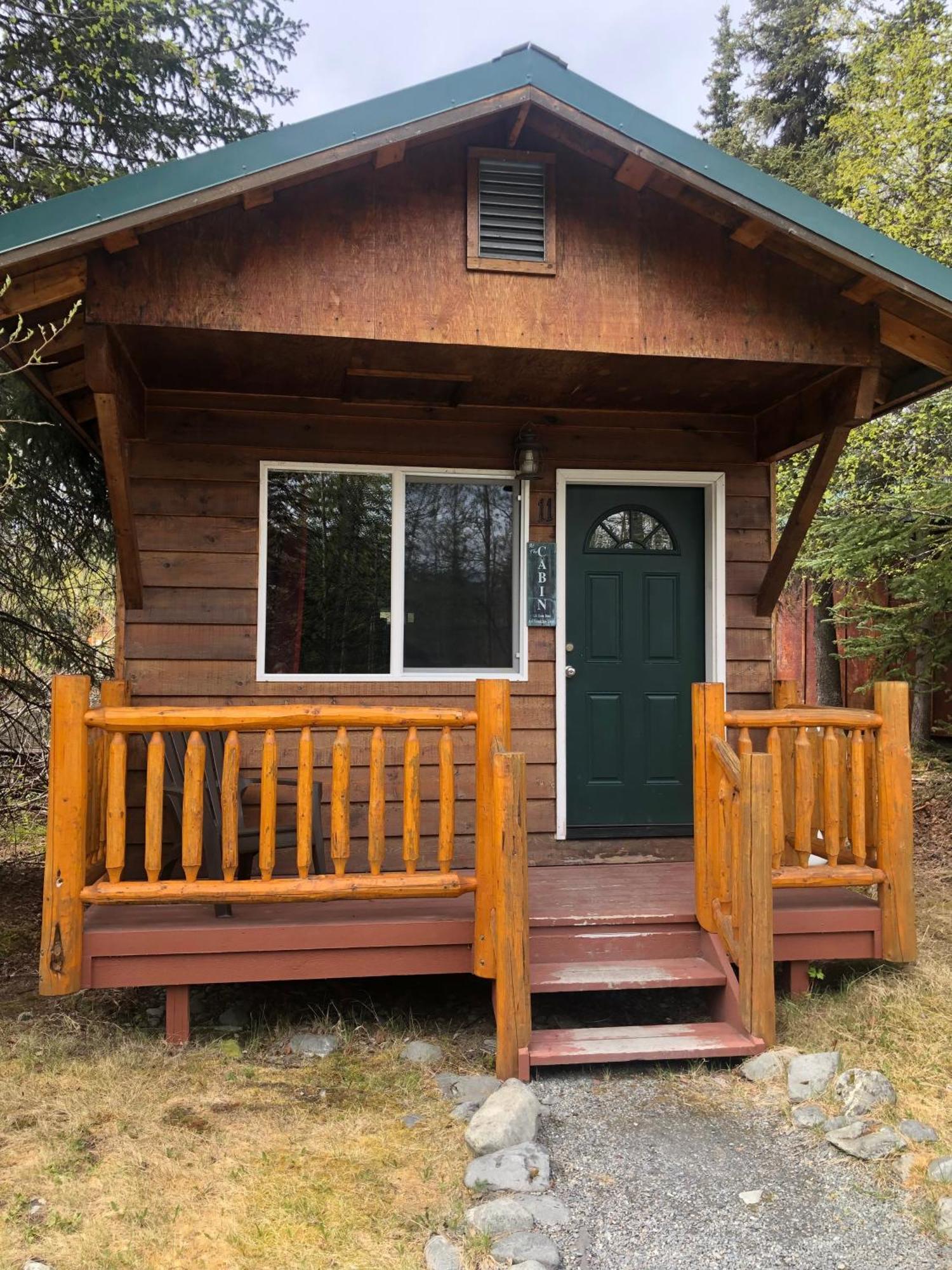 Summit Lake Lodge Buitenkant foto