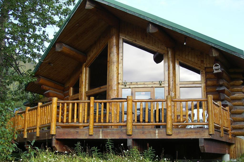 Summit Lake Lodge Buitenkant foto