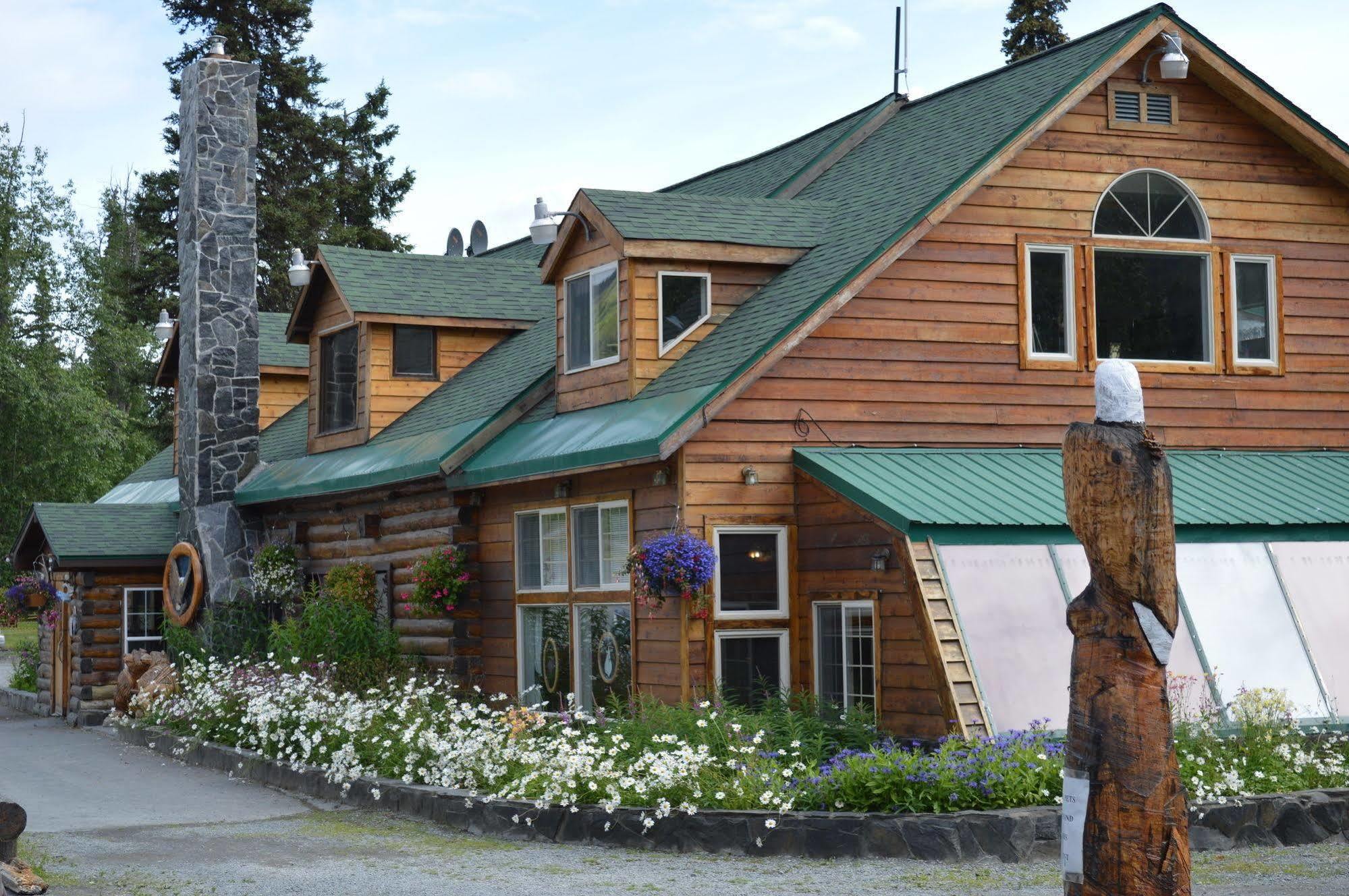 Summit Lake Lodge Buitenkant foto